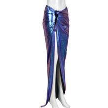Asymmetric Metallic Skirt