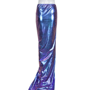 Asymmetric Metallic Skirt