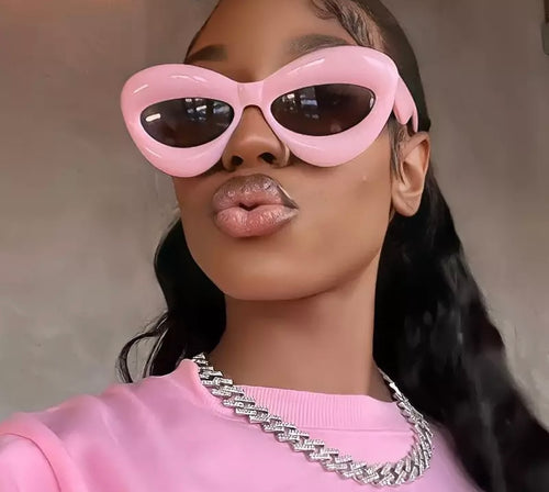 Thick Frame Cateye Sunglasses
