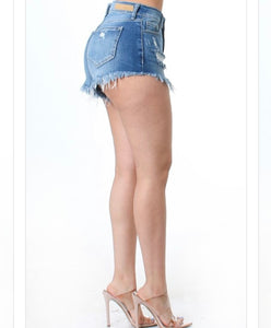 Keep It Short Frayed Shorts